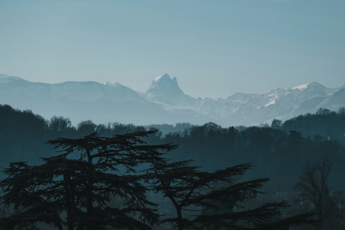 Vue sur la chaîne des Pyrénées
